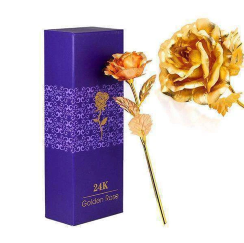 GOLD ROSE WITH GIFT BOX - THE PERFECT GIFT!