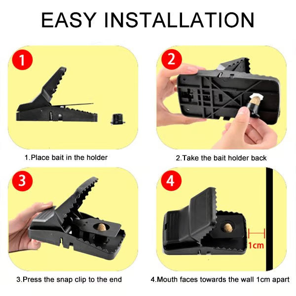 Zovra™ Reusable Mousetrap With High Sensitive Trigger Regular