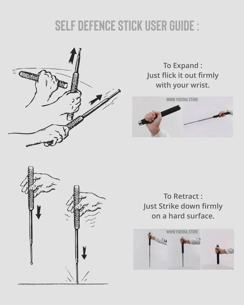Zovra™ - Telescopic Self Defense Stick