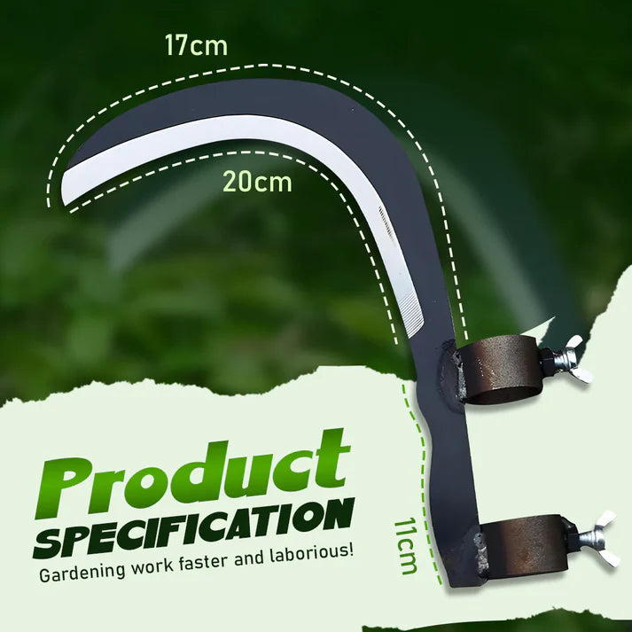 Multifunctional Portable Grass Sickle Cutter Head 🌿✂️ (Limited Stock🔥🔥)