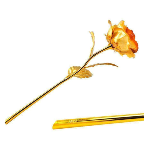 GOLD ROSE WITH GIFT BOX - THE PERFECT GIFT!