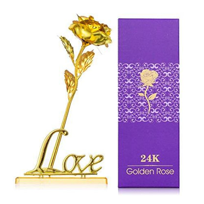 GOLD ROSE WITH GIFT BOX - THE PERFECT GIFT!