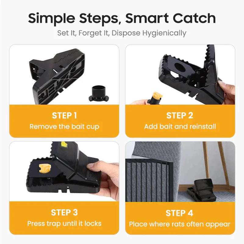 Zovra™ Reusable Mousetrap With High Sensitive Trigger Regular