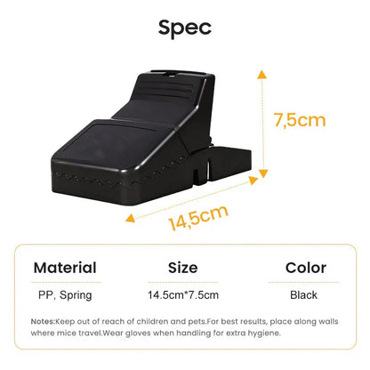 Zovra™ Reusable Mousetrap With High Sensitive Trigger Regular