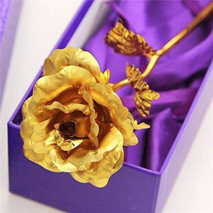 GOLD ROSE WITH GIFT BOX - THE PERFECT GIFT!